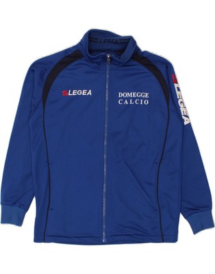 LEGEA Mens Graphic Tracksuit Top Jacket 2XS Blue Polyester KY10