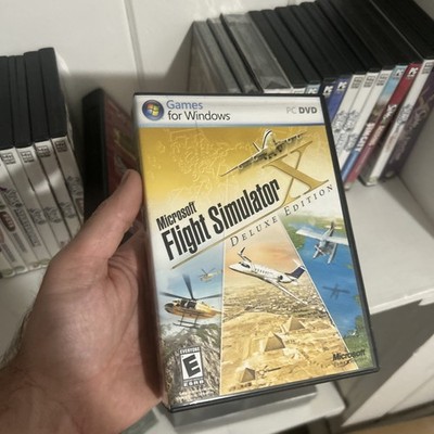 MICROSOFT Flight Simulator X Deluxe Edition PC DVD Windows Game