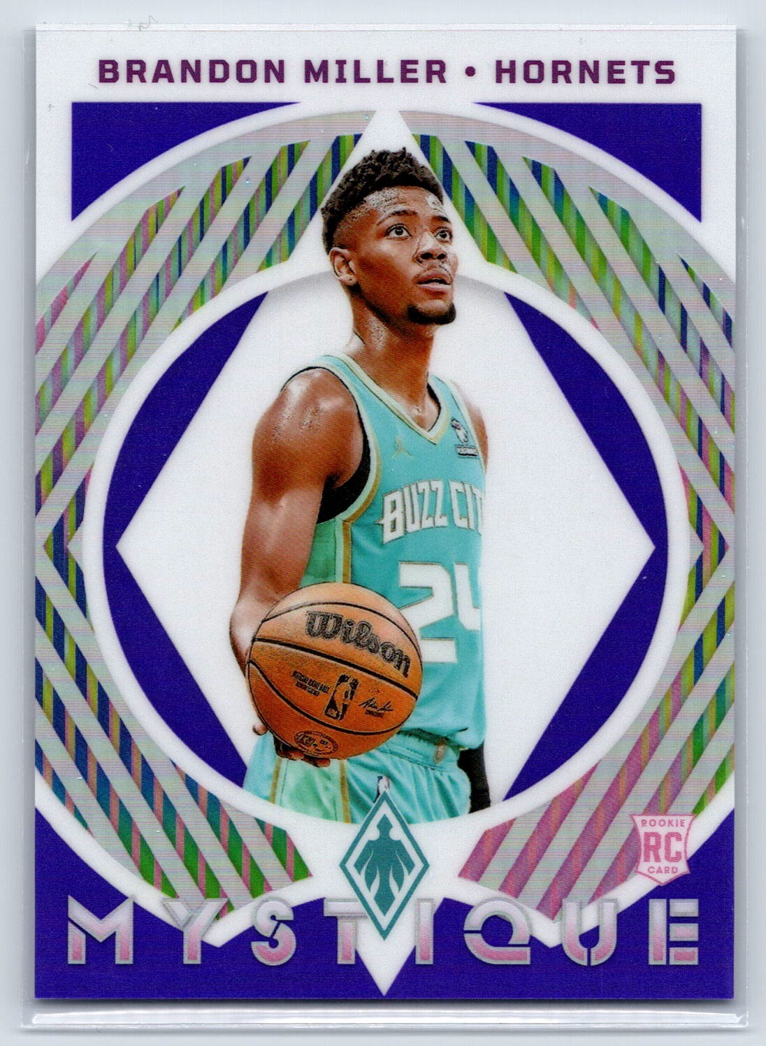 2023-24 Panini Phoenix #13 Brandon Miller Mystique Purple #/75