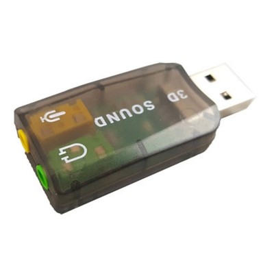 Dynamode Externe USB Stereo Soundkarte (USB-SOUNDCARD2.0)