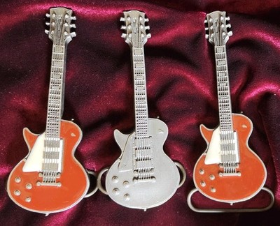 selection of Bergamot Brass Works Belt Buckles 1981 Guitar U-96