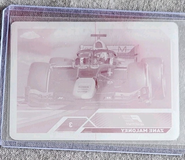 2023 Topps Chrome Formula 1 Zane Maloney Printing plate magenta 1/1 #126 F2 Rare