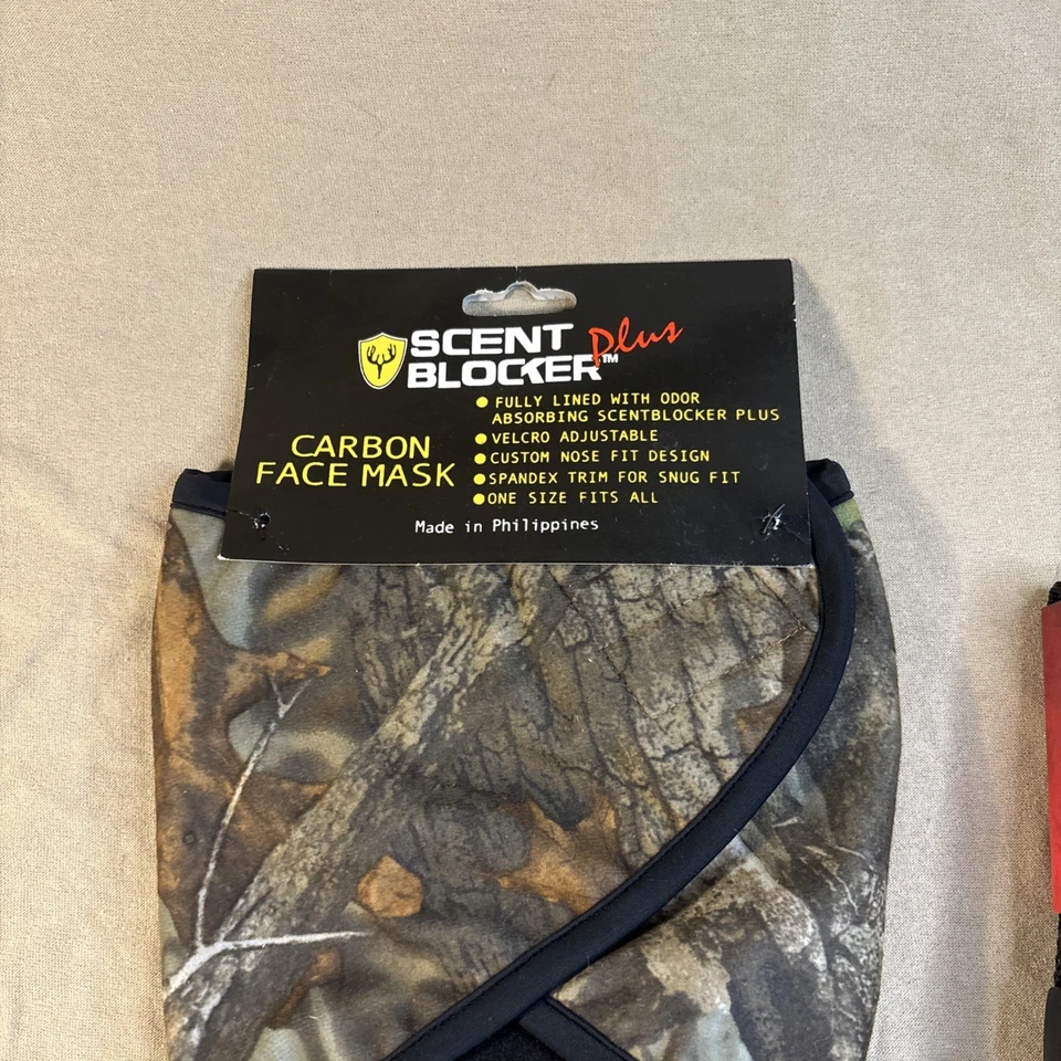 Two Piece Hunting Set. Scent Blocker Carbon Face Mask And  Rifle Cartridge Belt. - Image 2 of 4