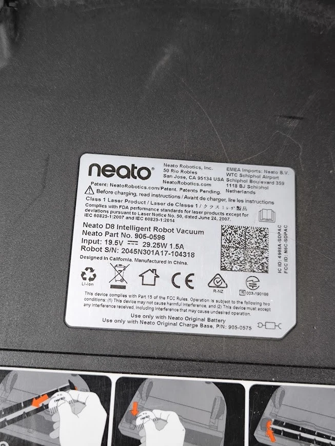 Neato D8 Roboterstaubsauger - Für Ersatzteile, Gebrauchsspuren - Bild 2 von 4