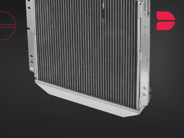 RA-FM64-3 Aluminum 3ROW 44mm auto radiator fitfor 1964 Ford Mustang Base US SHIP