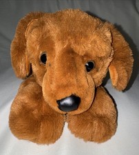 FAO Schwarz Plush 20" Puppy Dog Brown Stuffed Animal