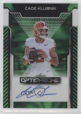 2025 Leaf Optichrome Green Lava /6 Cade Klubnik #BA-CK1 Auto 0j3l