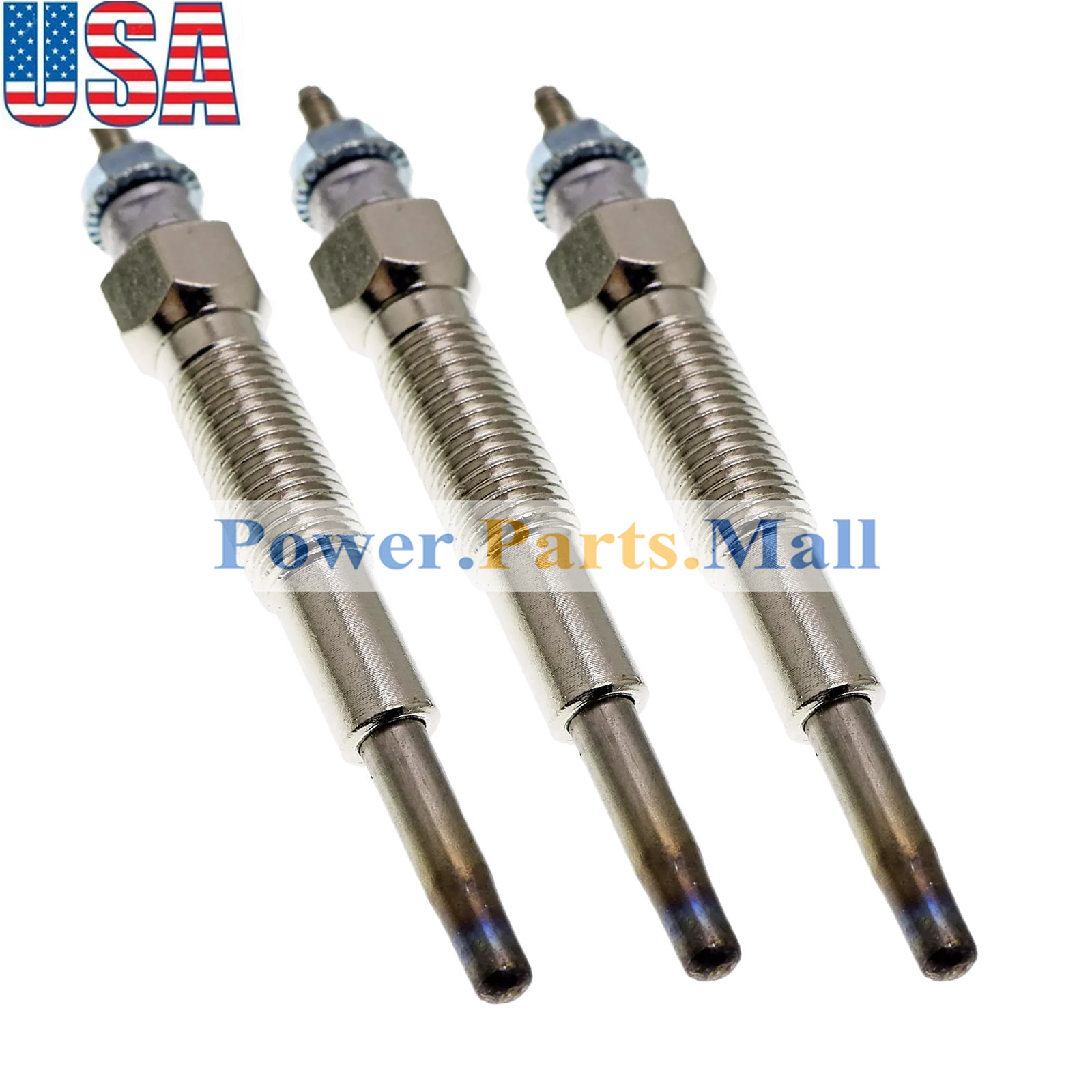 3 pcs Glow Plug for Ford Compact Shibaura SBA185366060 SBA185366190 SBA185366092