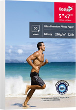 Koala Ultra Premium Photo Paper 5X7 in Glossy Photo Printer Paper for Inkjet Pri