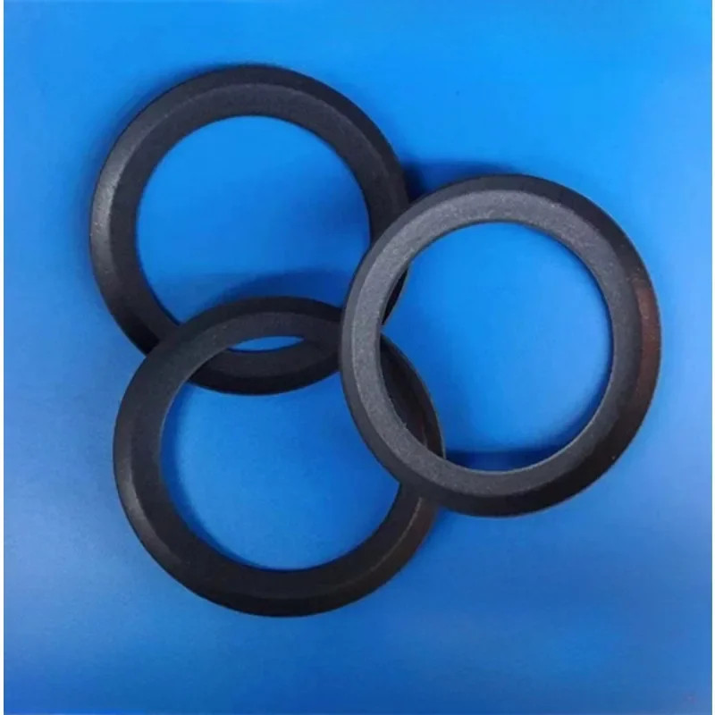 1Set Oilfree Air Compressor Spare Parts Black Wear-Resistant Piston Ring