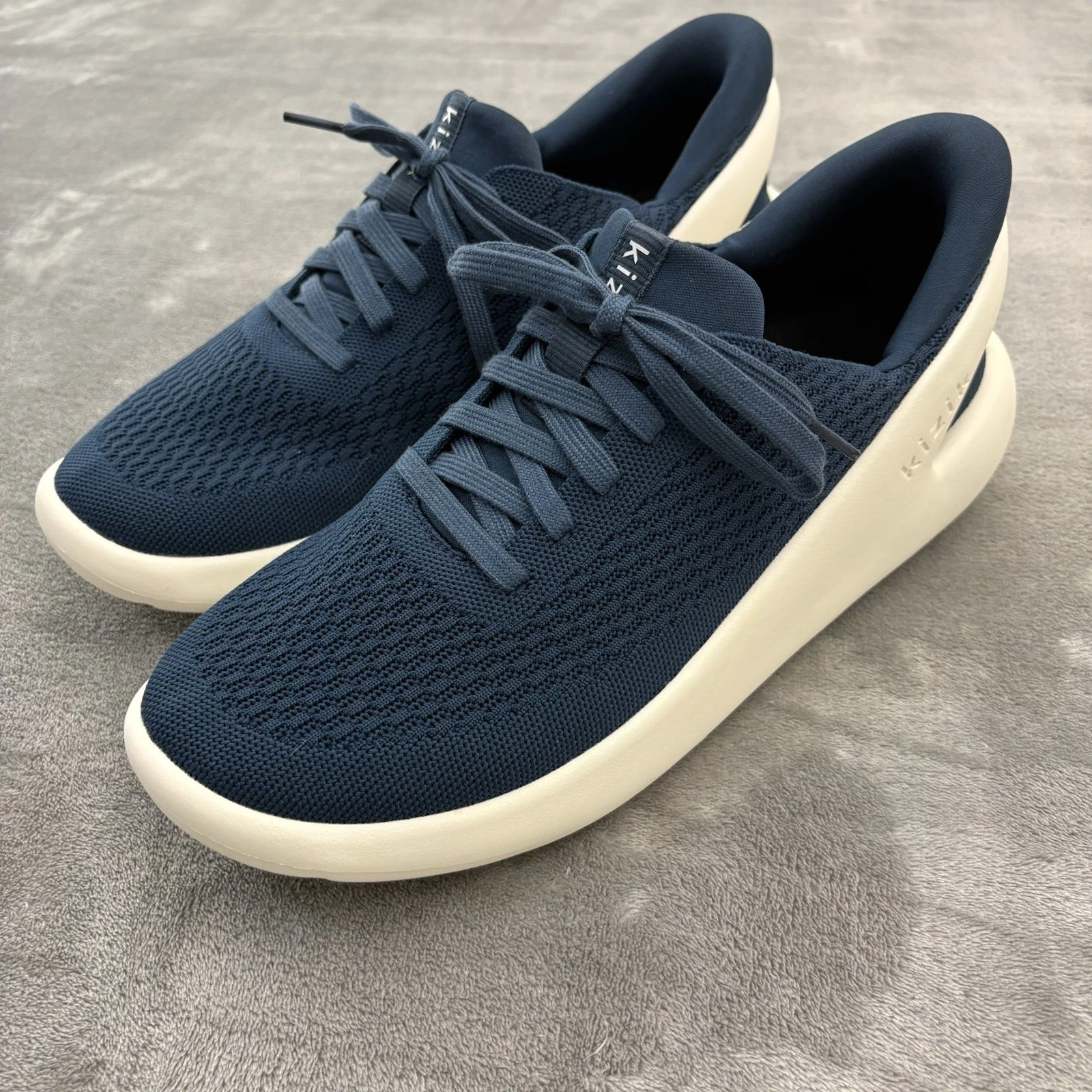 Kizik Roamer Sneakers Hands Free Unisex Comfort Shoe Mens 10.5 Womens 12 Blue