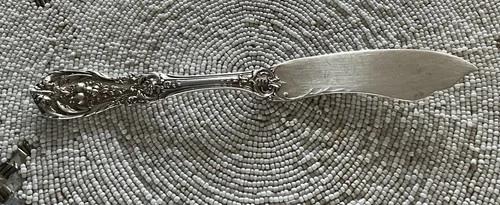 REED & BARTON FRANCIS FIRST 7 1/8” MASTER BUTTER KNIFE O MARK STERLING