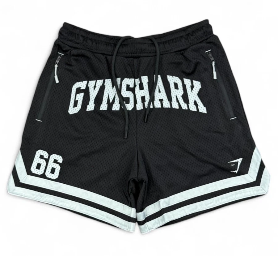 Gymshark Men's Varsity Mesh Shorts In Black Size L