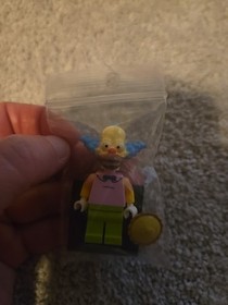 Lego Krusty the Clown W/pie The Simpson Mini Figure (Errors On Lego)