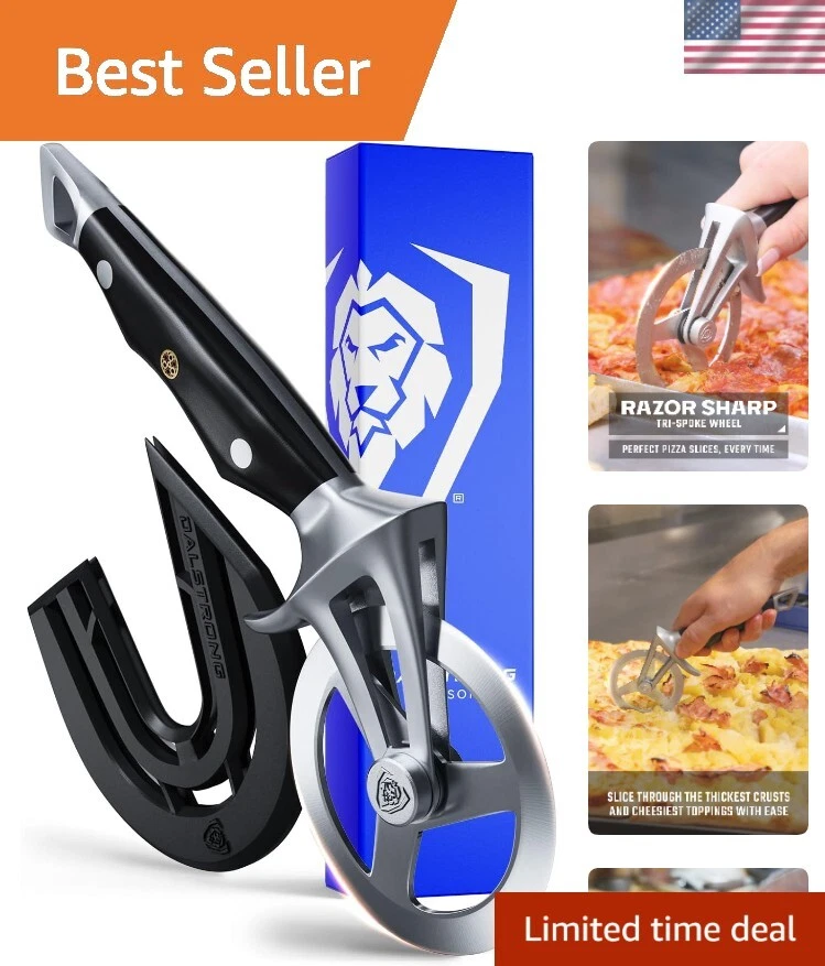 Pizza Wheel Cutter - The Orbit Razor Pizza Wheel & Cutter - High-Carbon Heavy...
Opens in a new wind