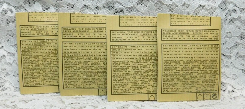 4x Jean Paul Gaultier Frágil Mousse De Parfum .33 fl oz / 10 ml cada uno Nuevo Foto 2 de 2