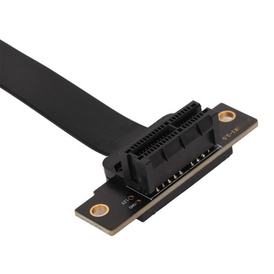 PCIE 3.0 1X Extension Cable Dual 90 Degree Right Angle PCIE 3.0 1X Riser Card
