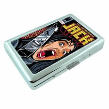 Haunted Hotel Horror Jack Portasigarette Metallo Argento Protezione RFID Portafoglio