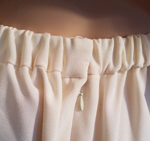 BNWT Judith Ann Designer Ivory White Silk Jacket Blazer & Skirt Suit, US 10 - 第 11/12 張圖片