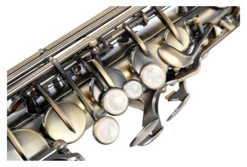 Alt Saxophon Sax Saxofon Es Stimmung Koffer Mundstück Blättchen Antique Yellow - Bild 4 von 6