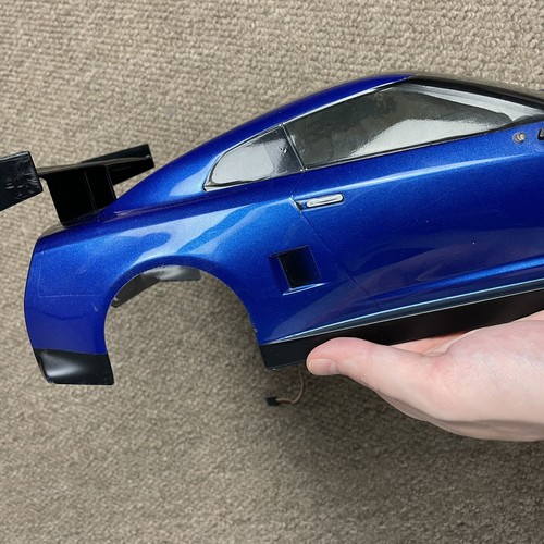 Vaterra V100-C Nissan GTR GT3 Nismo 1/10 G35 Blue Black - BODY / SHELL ONLY - Picture 11 of 20