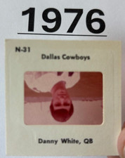 DANNY WHITE 1976 NFL FOOTBALL TV MEDIA SLIDE DALLAS COWBOYS PRE ROOKIE