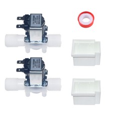 G1/2 2V N/C Plastic Electric Solenoid Valve Magnetic Water Air Normally Closed