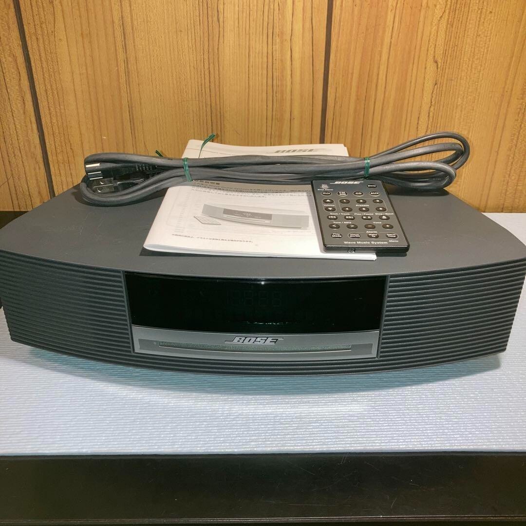 Bose Wave Music System AM/FM CD Player Clock Radio+ Remote TESTED | eBay