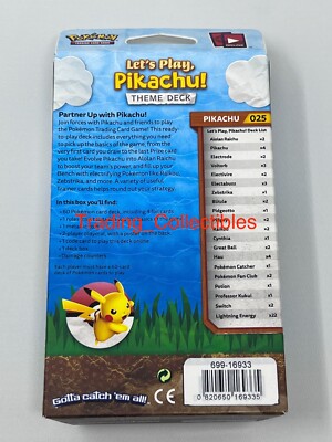 let's play pokemon trading card game TCG: Box Toys & Games and gives other details Pokemon Let's Play Pikachu Theme