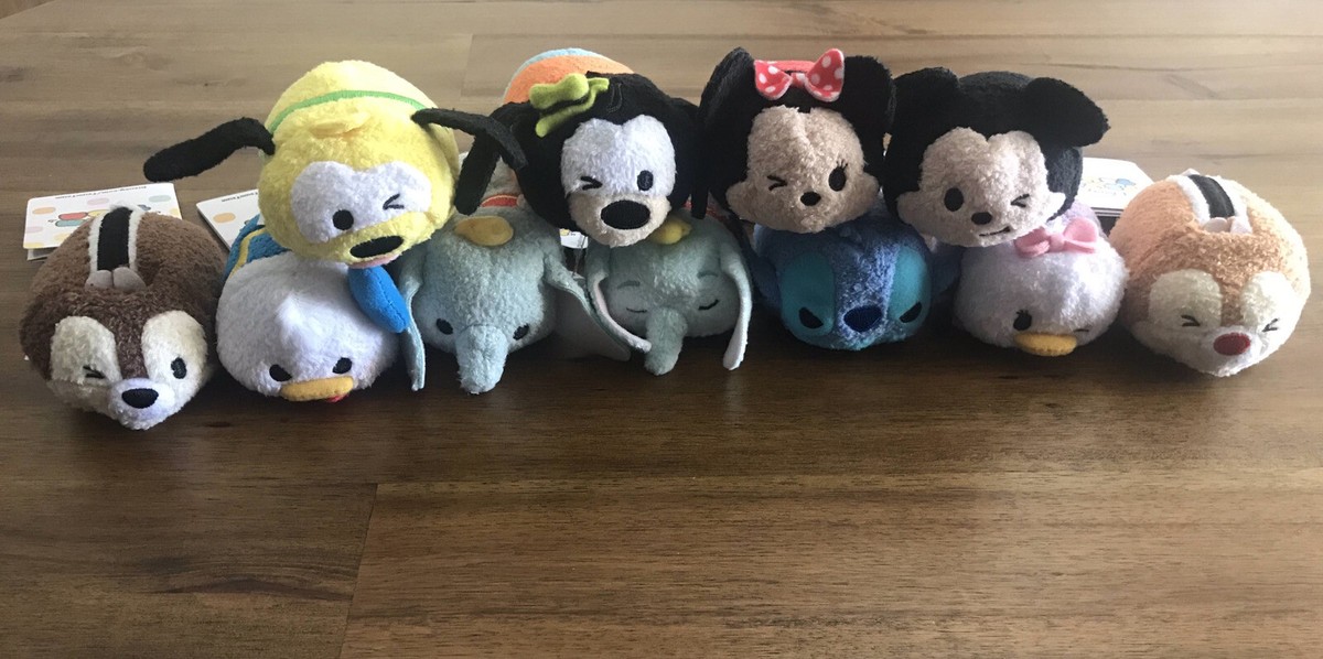 Disney Tsum Tsum Mickey and Friends Expressions Lot Mini Plush Set