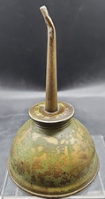 Vintage EAGLE Thumb Pump Oiler Oil Can Made in USA 5.5" t 3.5" w