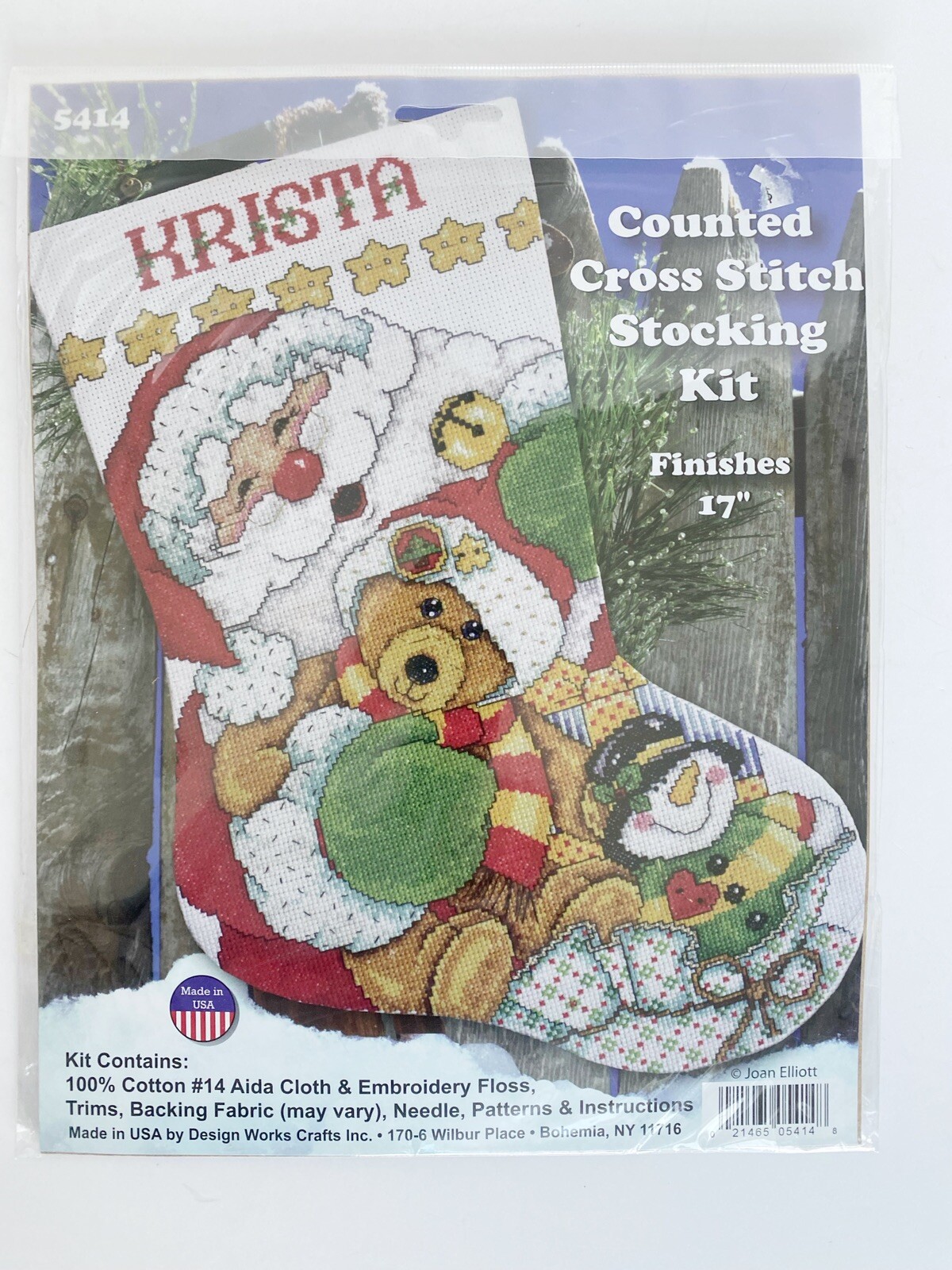 Christmas Stocking Kit 5414 New Unopen