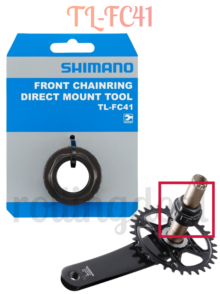 Shimano TL-FC41 Front Chainring Direct Mount Tool FC-M9100 FC-M9120 New