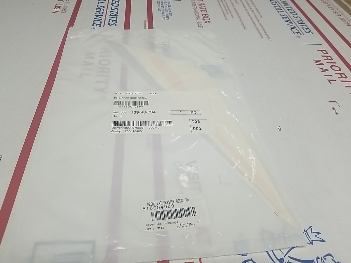 Skidoo Snowmobile Decal OEM 516004989 Mx Z X 800 Etec 600 Rs 2012
