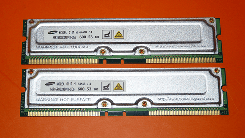 Samsung MR16R0824BN1-CG6 2-64MB PC600-53 600Mhz 53NS ECC 184-Pin Memory Module - Picture 1 of 3