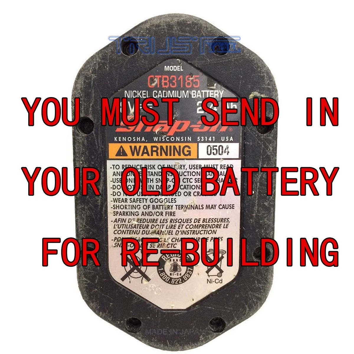 Snap on ct3850 battery deals