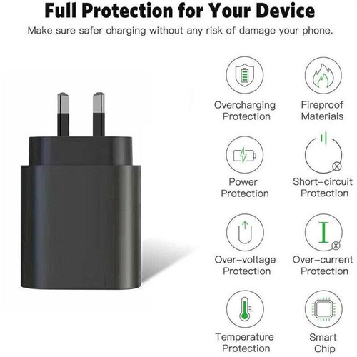 25W Super Fast Charger & Type C Cable For Samsung A54/A14/A13/S23 S22 S21 Ultra - Picture 10 of 25
