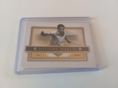 Garrincha 2023 Futera Unique History Makers Memorabilia Relic 04/29 Brazil