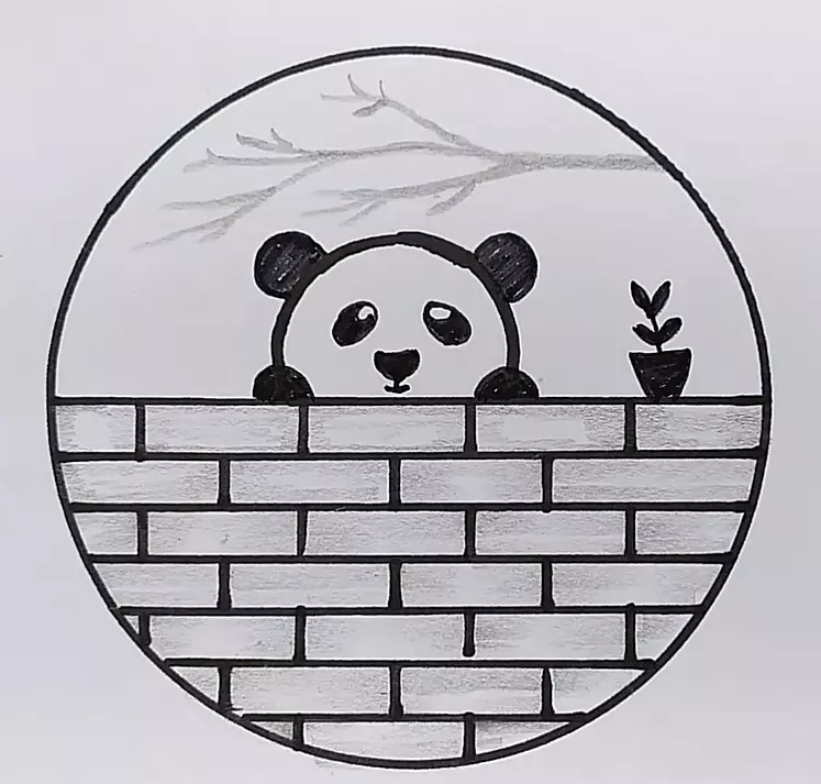 HOW TO DRAW BEAR PANDA FOUND AND EASY / BEAUTIFUL DRAWINGS - Drawing to  Draw 