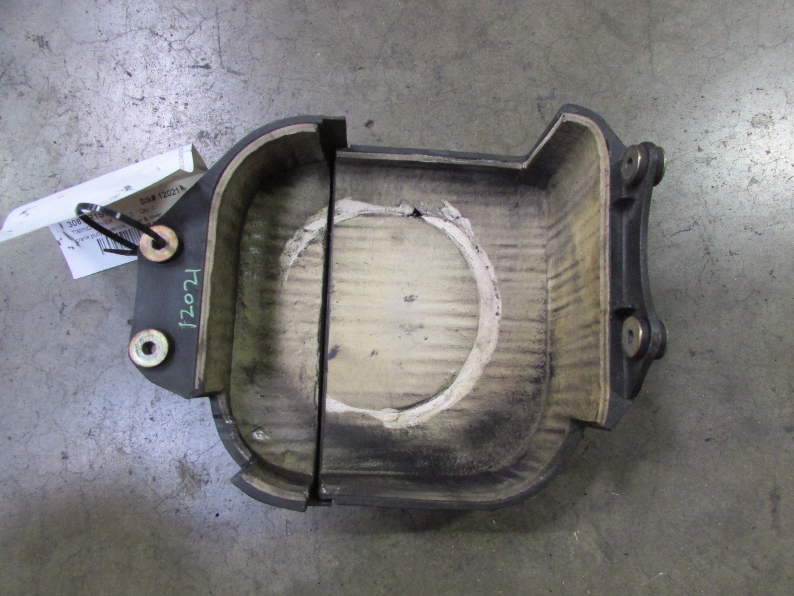 Ferrari 360, Crank Pully Timing Cover, Upper and Lower, Used, Cracked