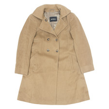 Max&co Womens Trench Coat Beige Wool Uk 10