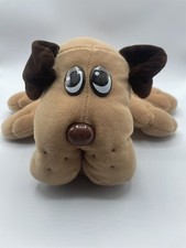 VTG Tan Brown Spots Pound Puppy Plush Dog 18  Stuffed Animal Toy Tonka 1985