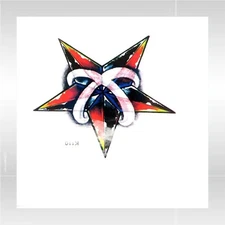  star temporary tattoo Real Looking Wholesale
