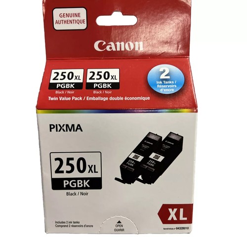Canon 250XL Double Ink Cartridge Black New In Box Genuine | eBay