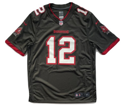 Tom Brady Tampa Bay Buccaneers Nike Alternate Pewter Game Trikot Größe Large - Bild 1 von 2