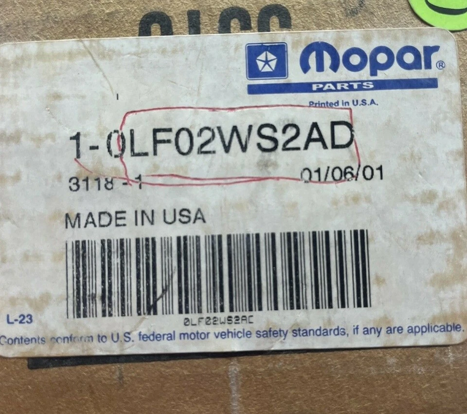 Handel Mopar 0LF02WS2AD — 第 3/3 张图片