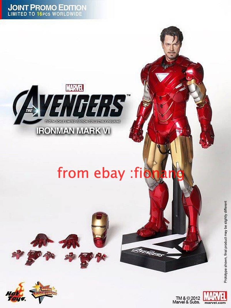 HT HOTTOYS 1/6 Avengers Red Box Qixi MK6 Iron Man Global HT HOTTOYS 1/6 Avengers Red Box Qixi MK6 Iron Man Global