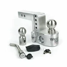 Weigh Safe Hitches WS4-2-KA Aluminum Trailer Receiver Hitch Ball Mount