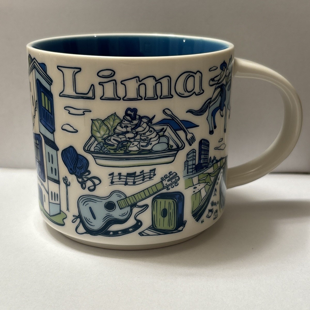 Starbucks Been There Series Lima Peru Mug - New In Box Collectible Cup 14  oz | eBay