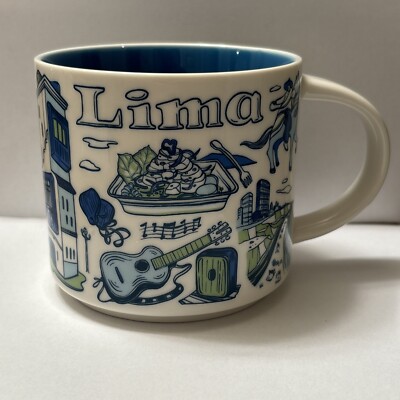 Starbucks Been There Series Lima Peru Mug - New In Box Collectible 